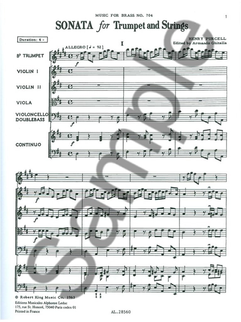 Henry Purcell: Sonata